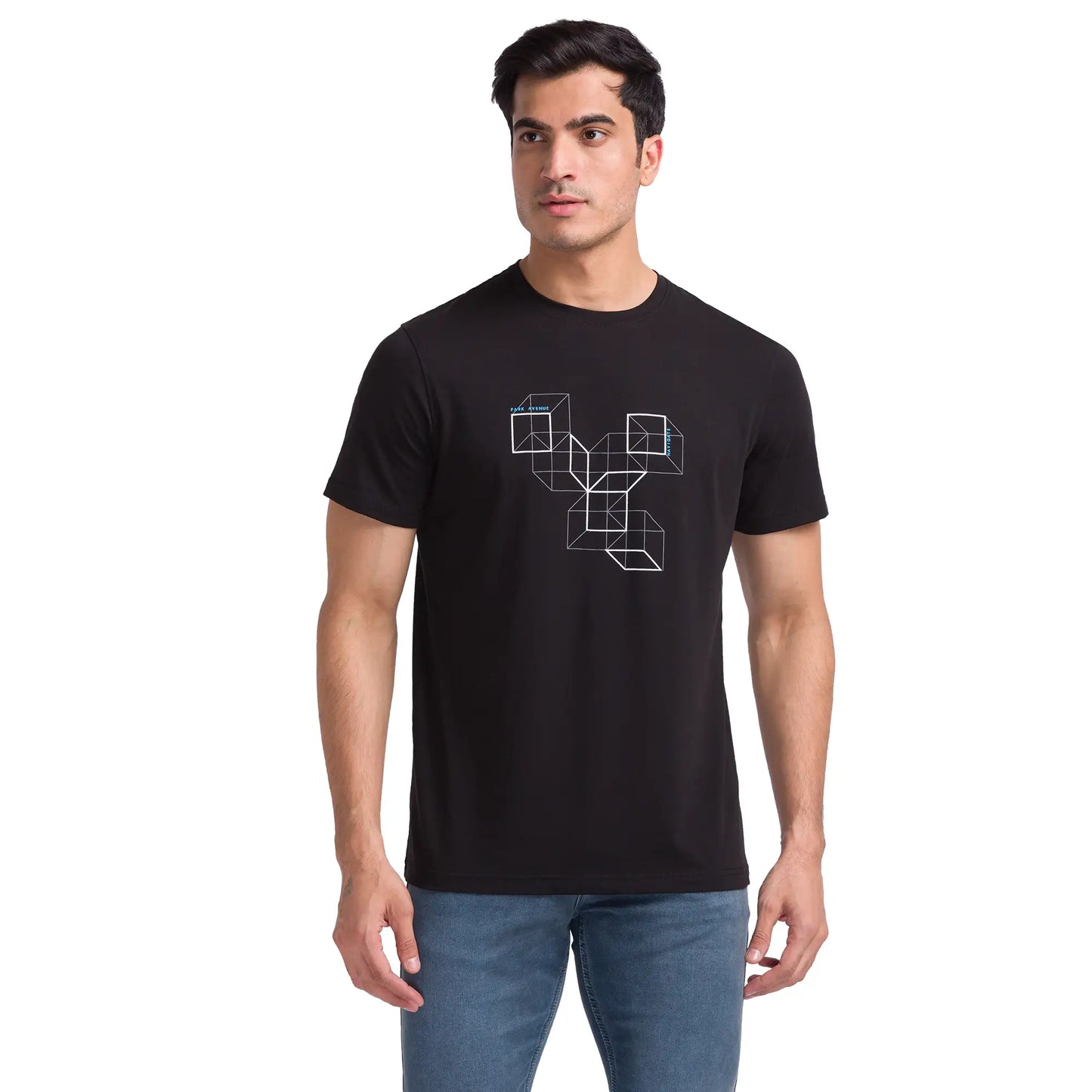 Men Slim Fit Light Green T-Shirts