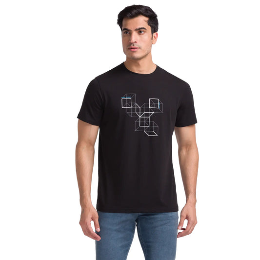 Men Slim Fit Light Green T-Shirts