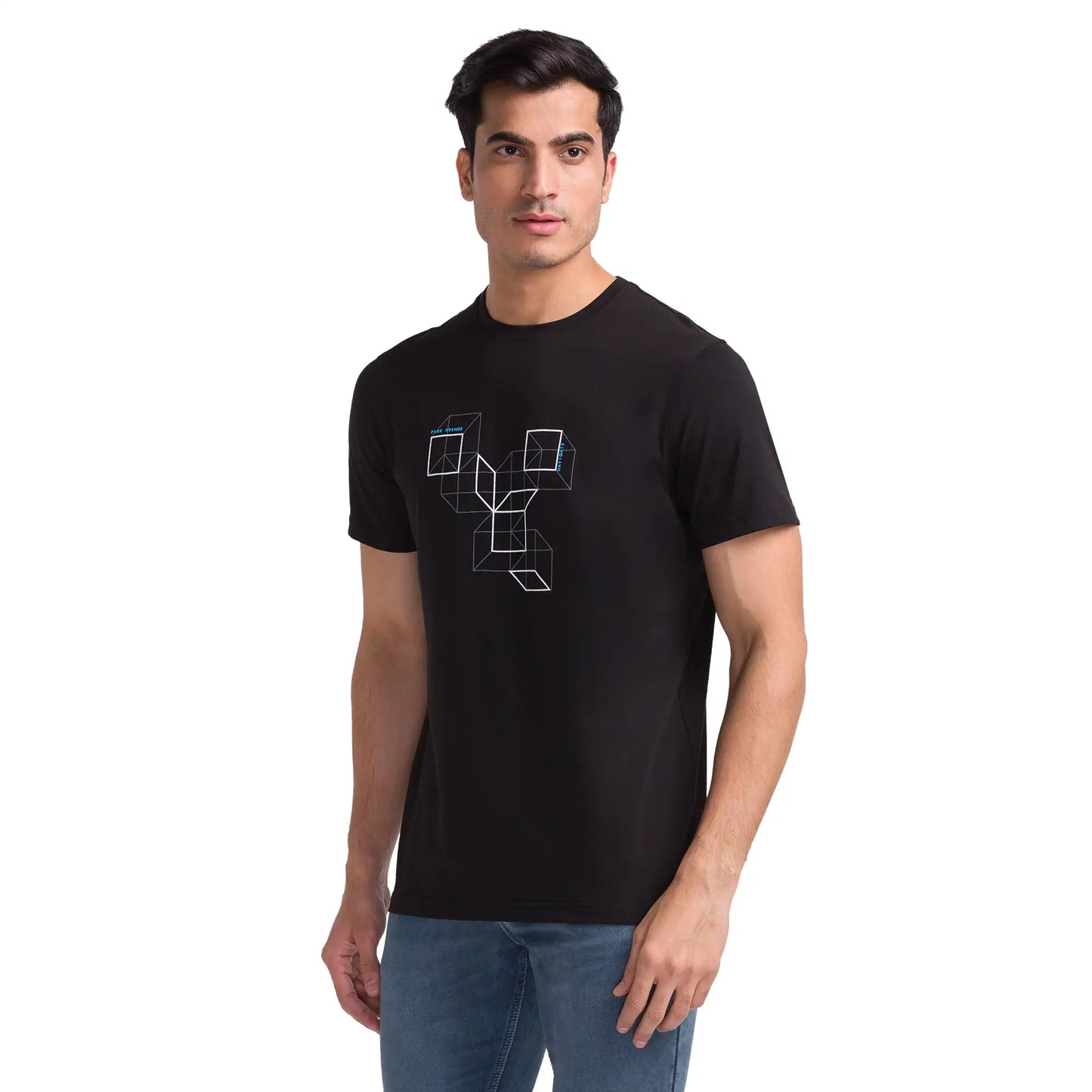 Men Slim Fit Light Green T-Shirts