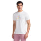 Men Slim Fit Light Yellow T-Shirts