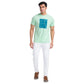 Men Slim Fit Pink T-Shirts