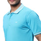 Men Slim Fit Light Pink T-Shirt