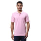 Men Slim Fit Pink T-Shirt
