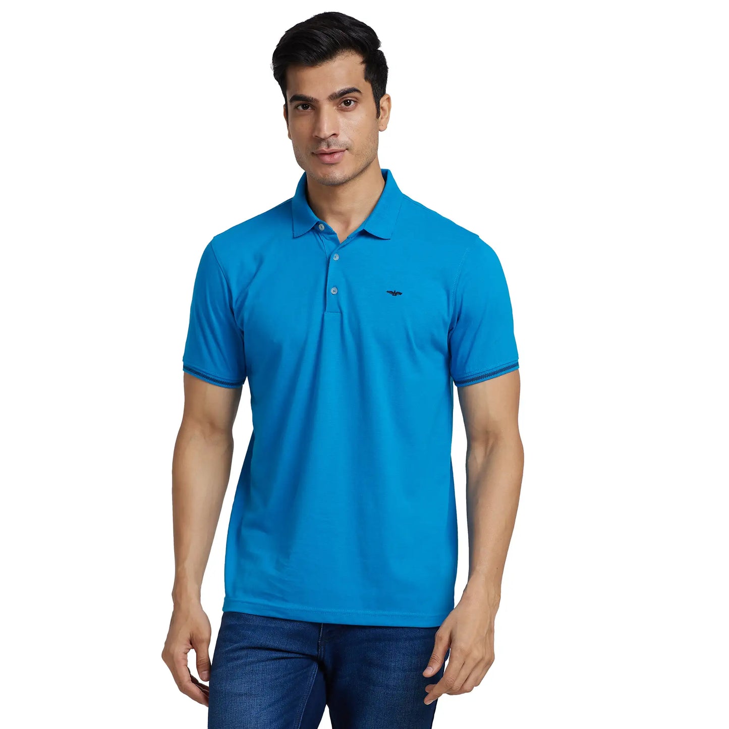 Men Slim Fit Black T-Shirt