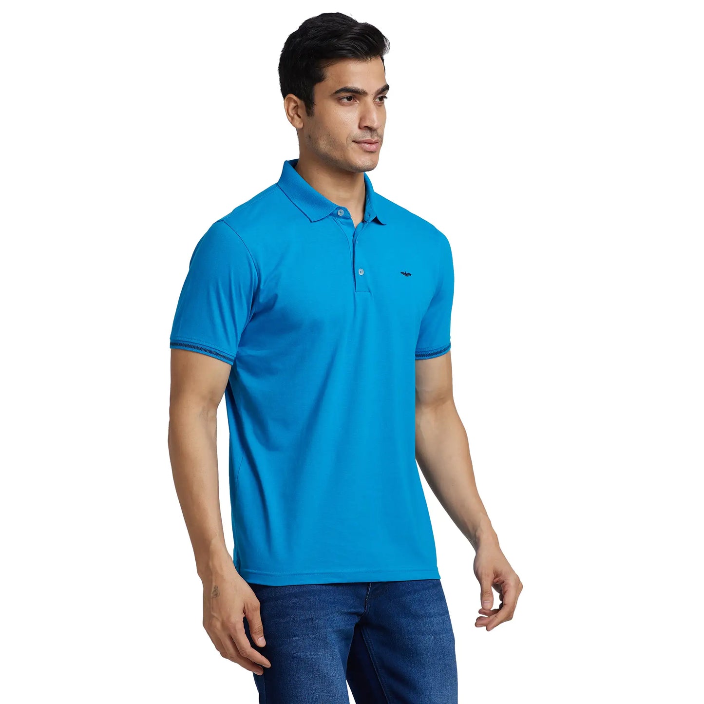 Men Slim Fit Black T-Shirt
