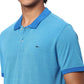 Men Slim Fit Yellow Polo
