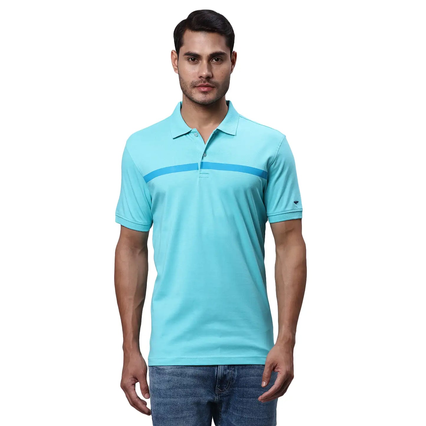 Men Slim Fit Red T-Shirt