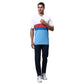Men Slim Fit Blue T-Shirt