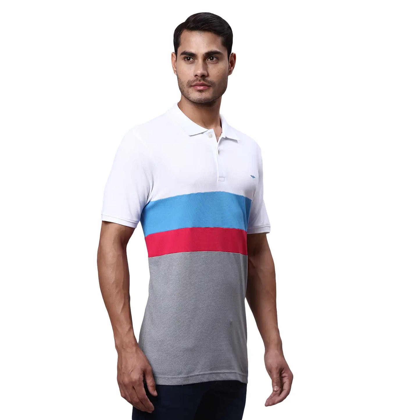 Men Slim Fit Green T-Shirt