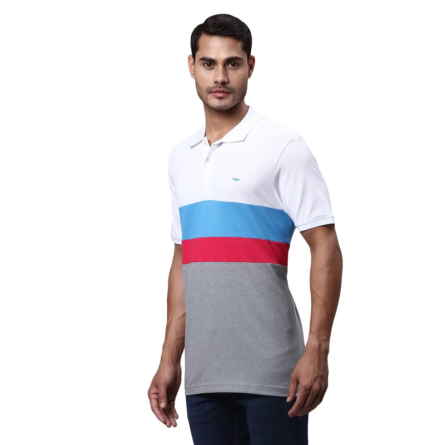 Men Slim Fit Green T-Shirt
