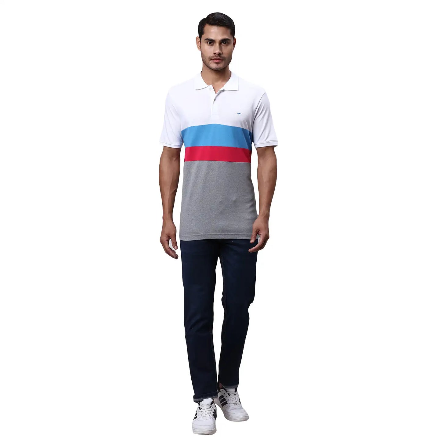 Men Slim Fit Green T-Shirt