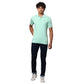 Men Slim Fit Blue Polo