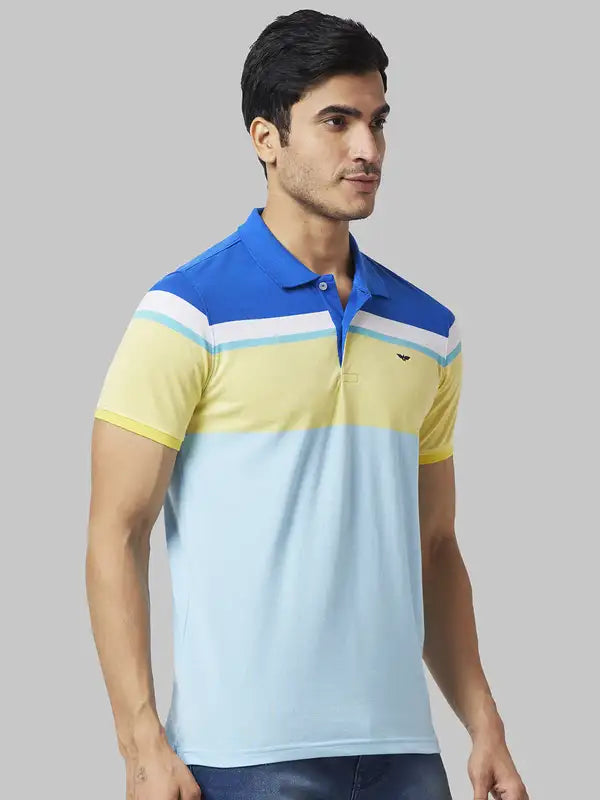 Men Slim Fit Green T-Shirt