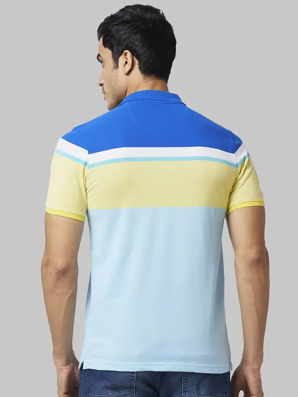 Men Slim Fit Green T-Shirt