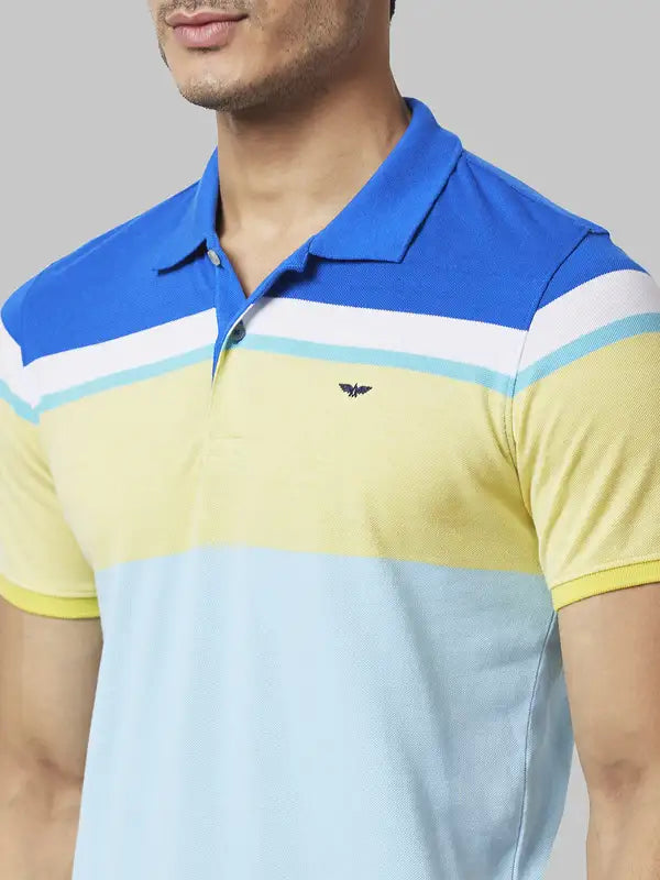 Men Slim Fit Green T-Shirt