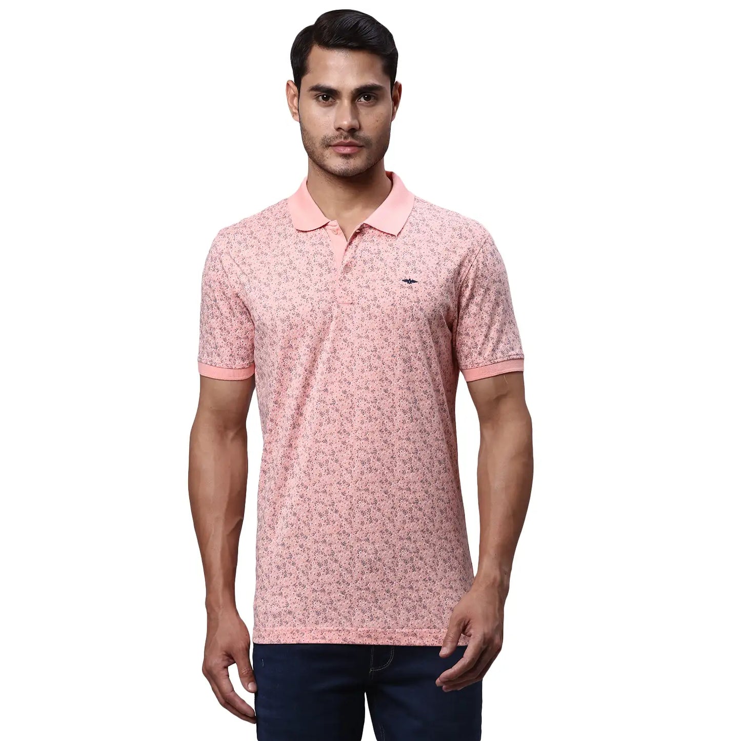 Men Slim Fit White T-Shirt