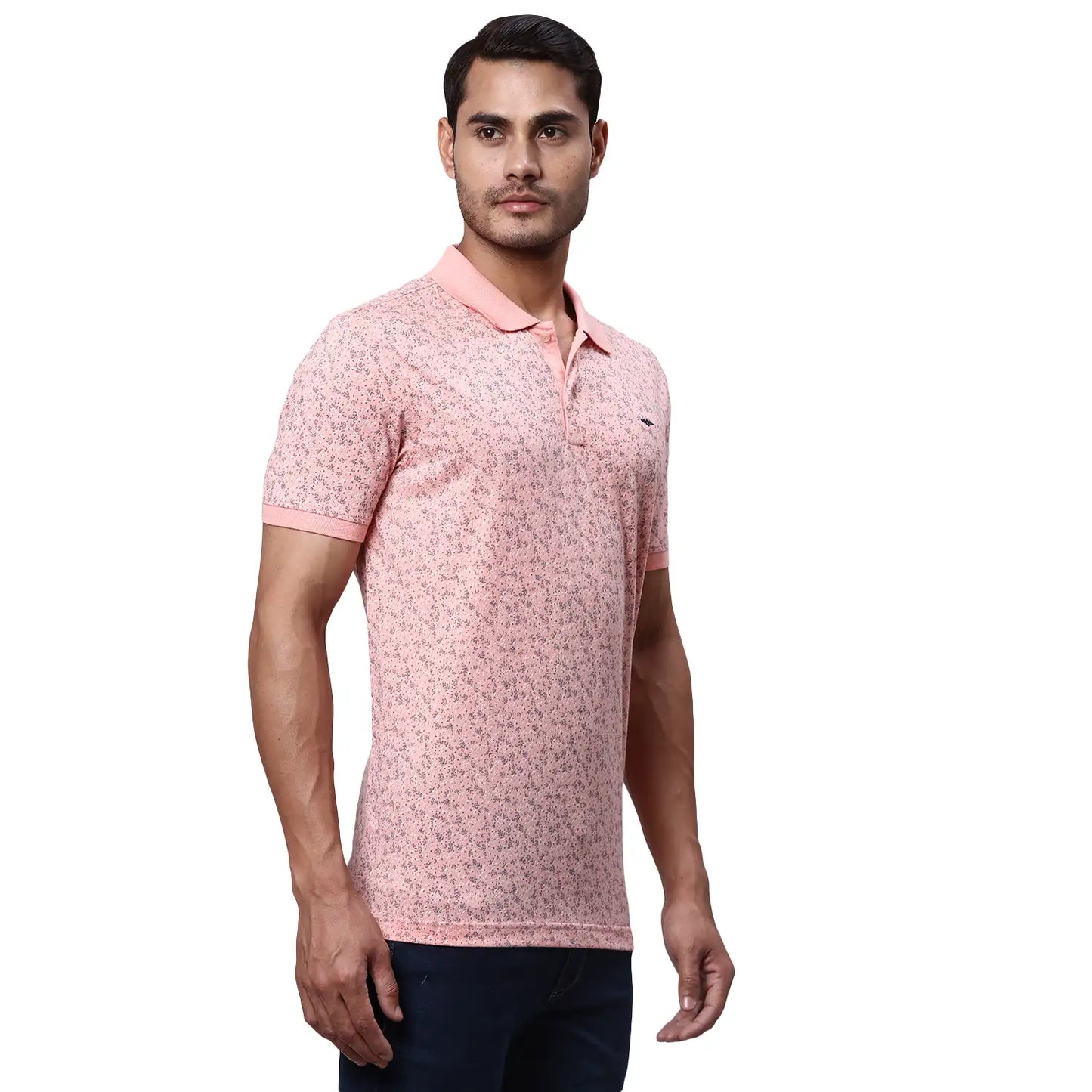 Men Slim Fit White T-Shirt