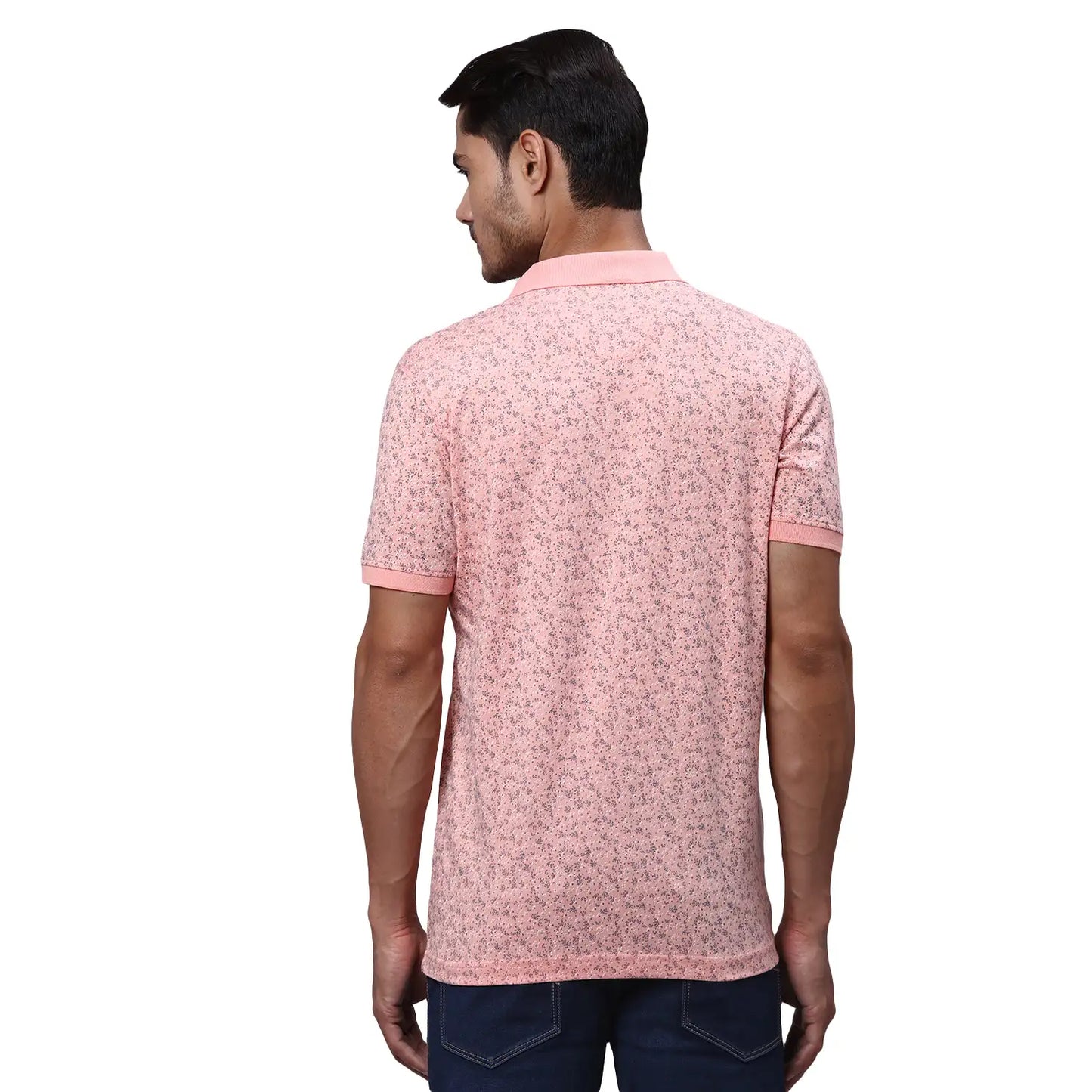 Men Slim Fit White T-Shirt