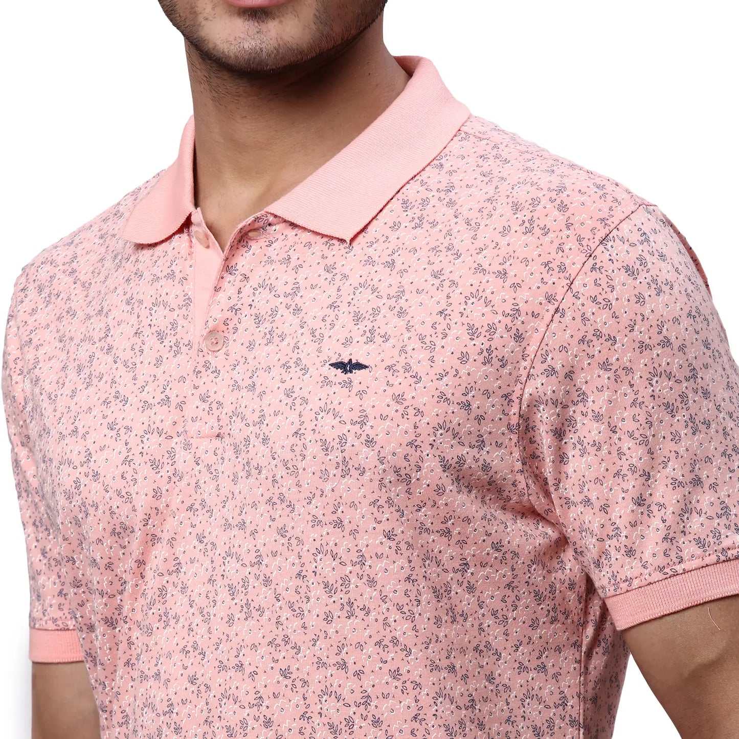 Men Slim Fit White T-Shirt