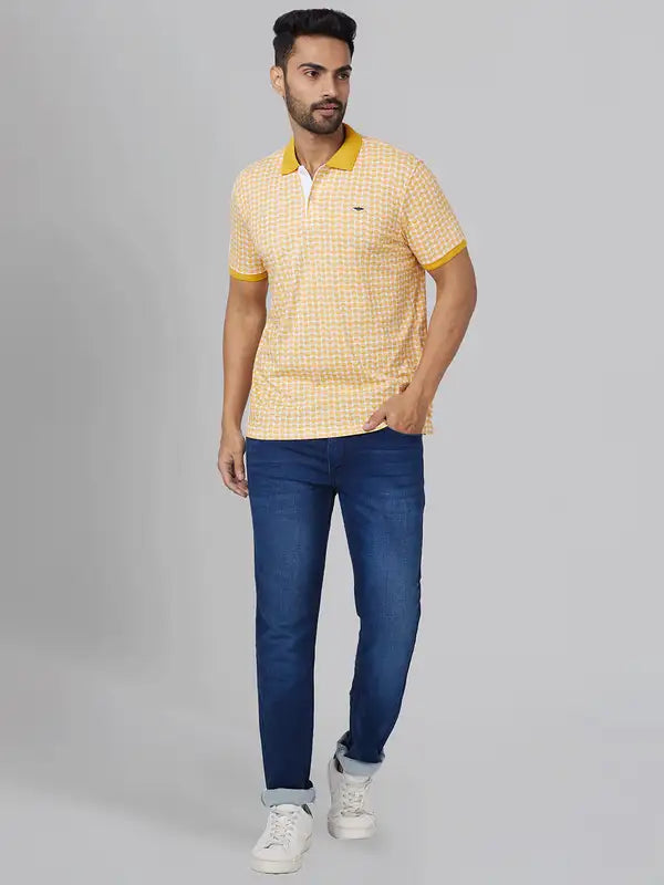 Men Slim Fit Red Polo