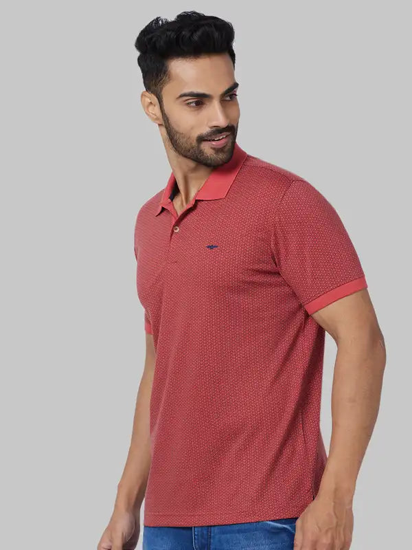 Men Slim Fit White Polo