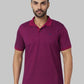 Men Slim Fit Blue Polo