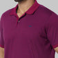 Men Slim Fit Blue Polo