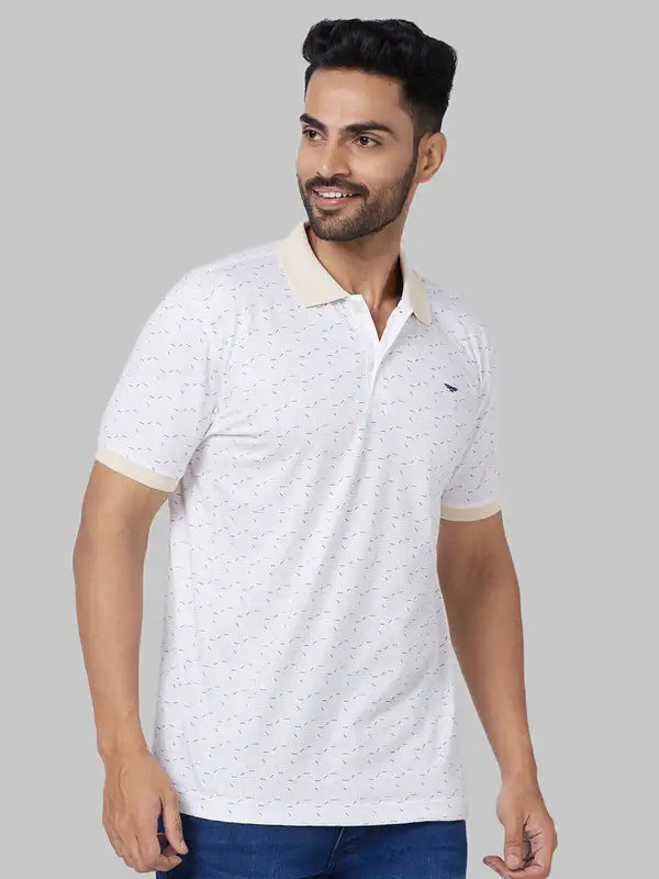 Men Slim Fit Grey Polo