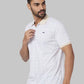 Men Slim Fit Grey Polo
