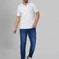 Men Slim Fit Grey Polo