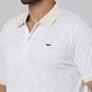 Men Slim Fit Grey Polo