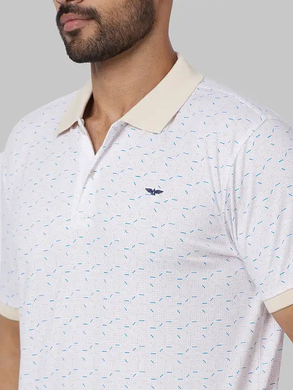 Men Slim Fit Grey Polo