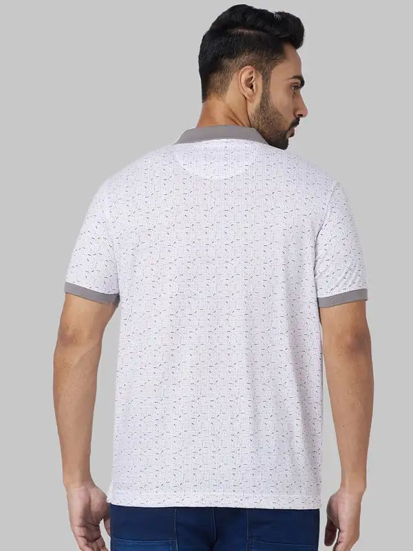 Men Slim Fit Blue Polo