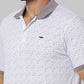 Men Slim Fit Blue Polo
