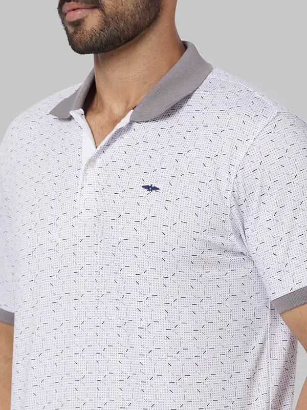Men Slim Fit Blue Polo