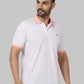 Men Slim Fit Blue Polo