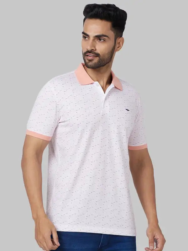 Men Slim Fit Blue Polo