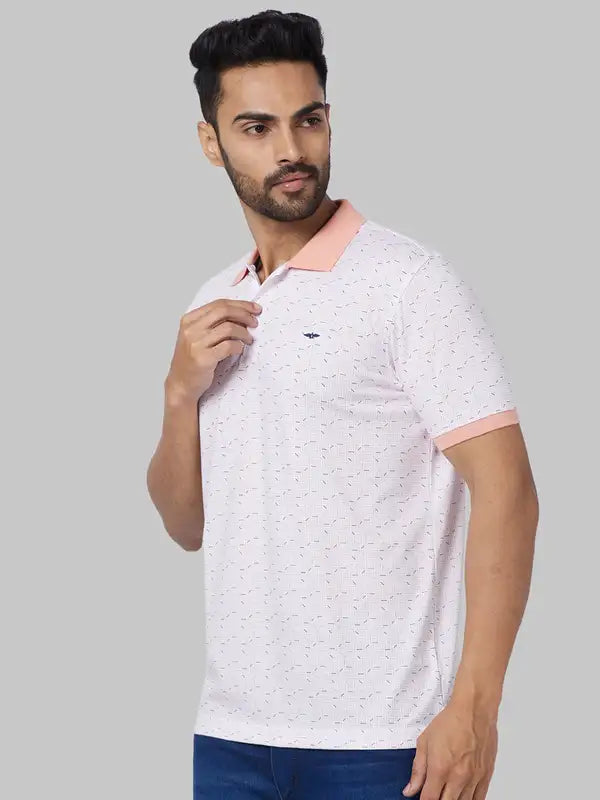Men Slim Fit Blue Polo
