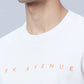 Men Grey Slim Fit Solid Cotton Blend T-Shirt