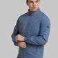 Park Avenue Men Green Solid Polyester Full Sleeve Bomber Jacket