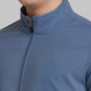 Park Avenue Men Green Solid Polyester Full Sleeve Bomber Jacket