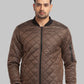 Men Regular Fit Grey Jacket