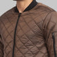 Men Regular Fit Grey Jacket