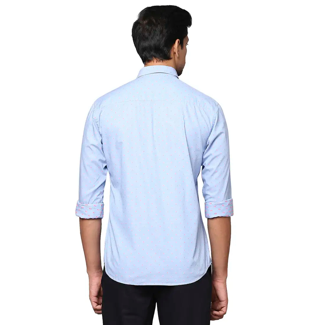 Men Slim Fit Medium Green Shirt