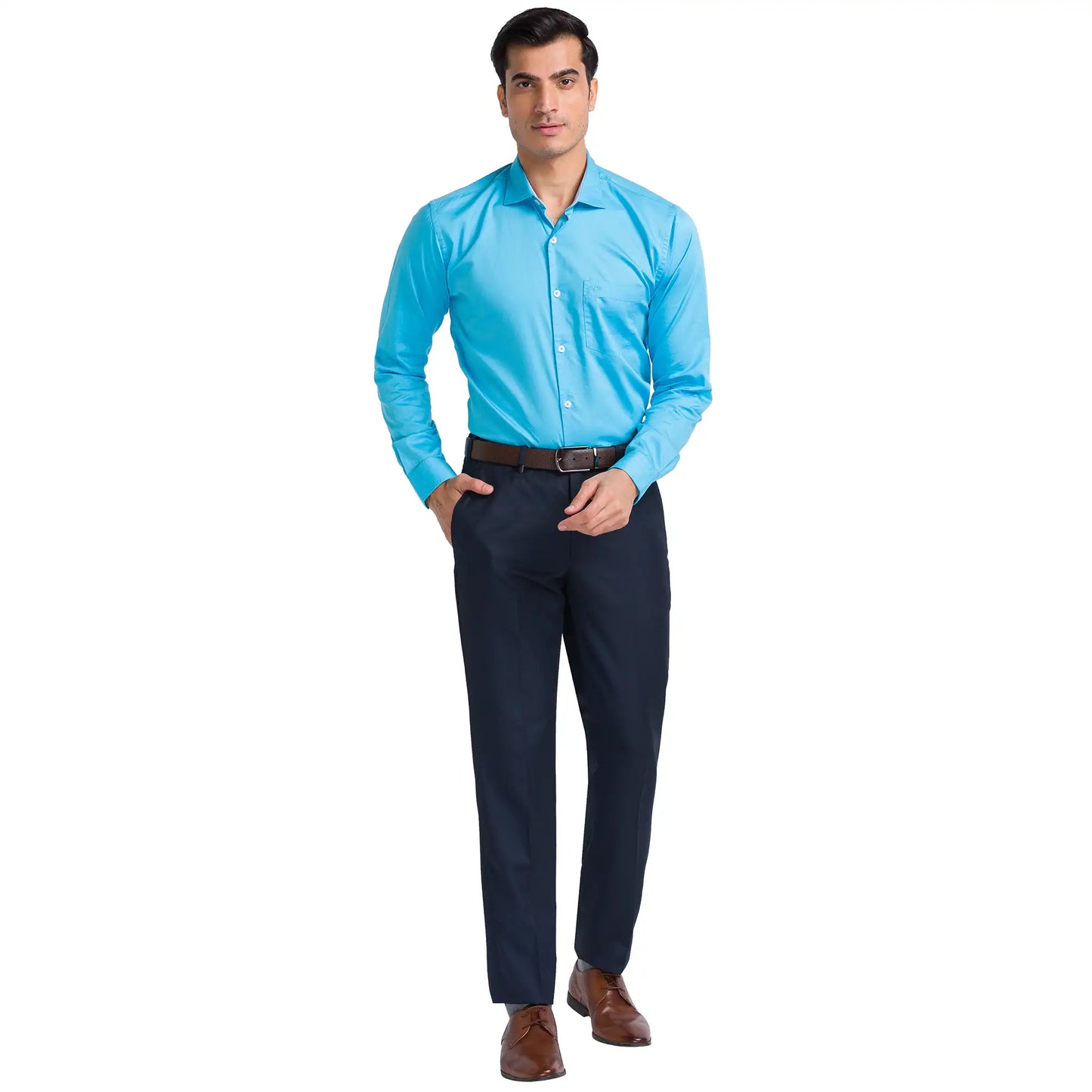 Men Regular Fit Grey Suit