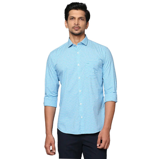 Men Slim Fit Medium Orange Shirt