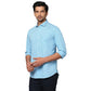 Men Slim Fit Medium Orange Shirt