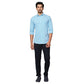 Men Slim Fit Medium Orange Shirt
