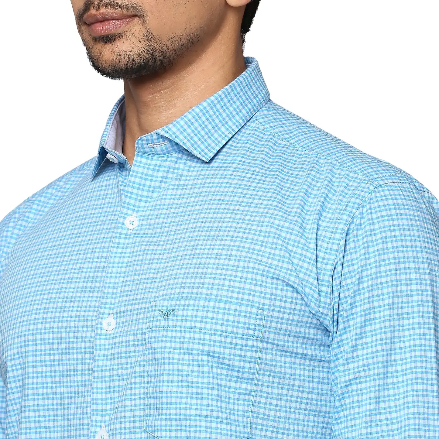 Men Slim Fit Medium Orange Shirt