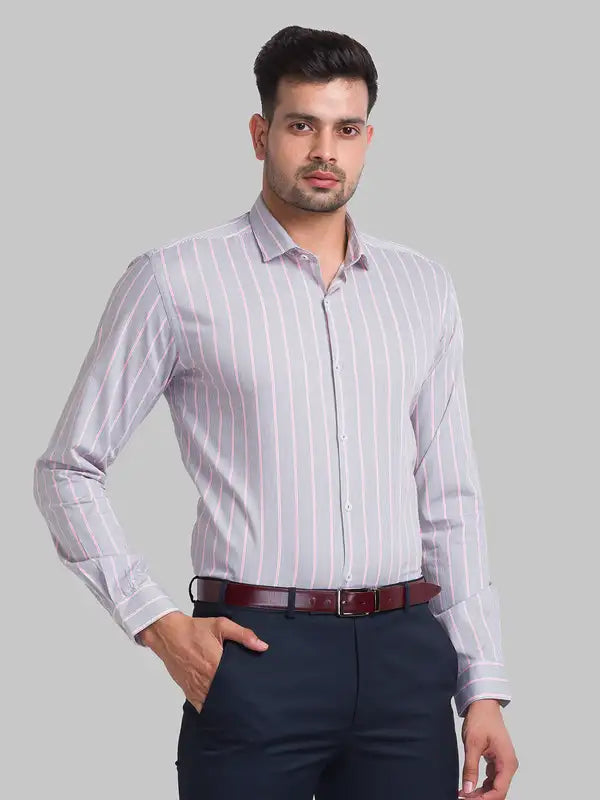 Men Slim Fit Blue Shirt